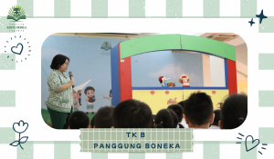 Kegiatan panggung boneka untuk TK B
