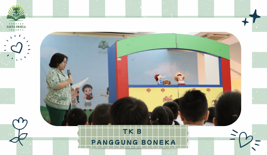 Kegiatan panggung boneka untuk TK B