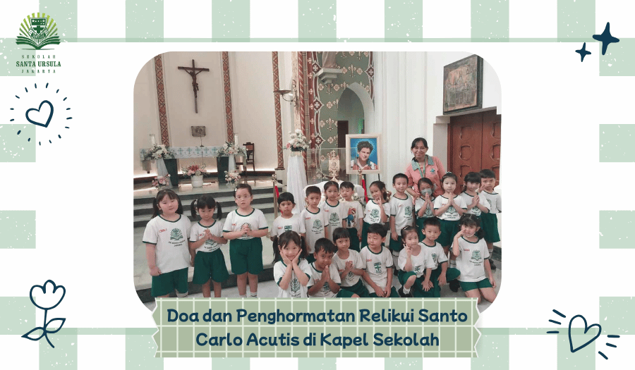 Doa dan Penghormatan Relikui Santo Carlo Acutis di Kapel Sekolah