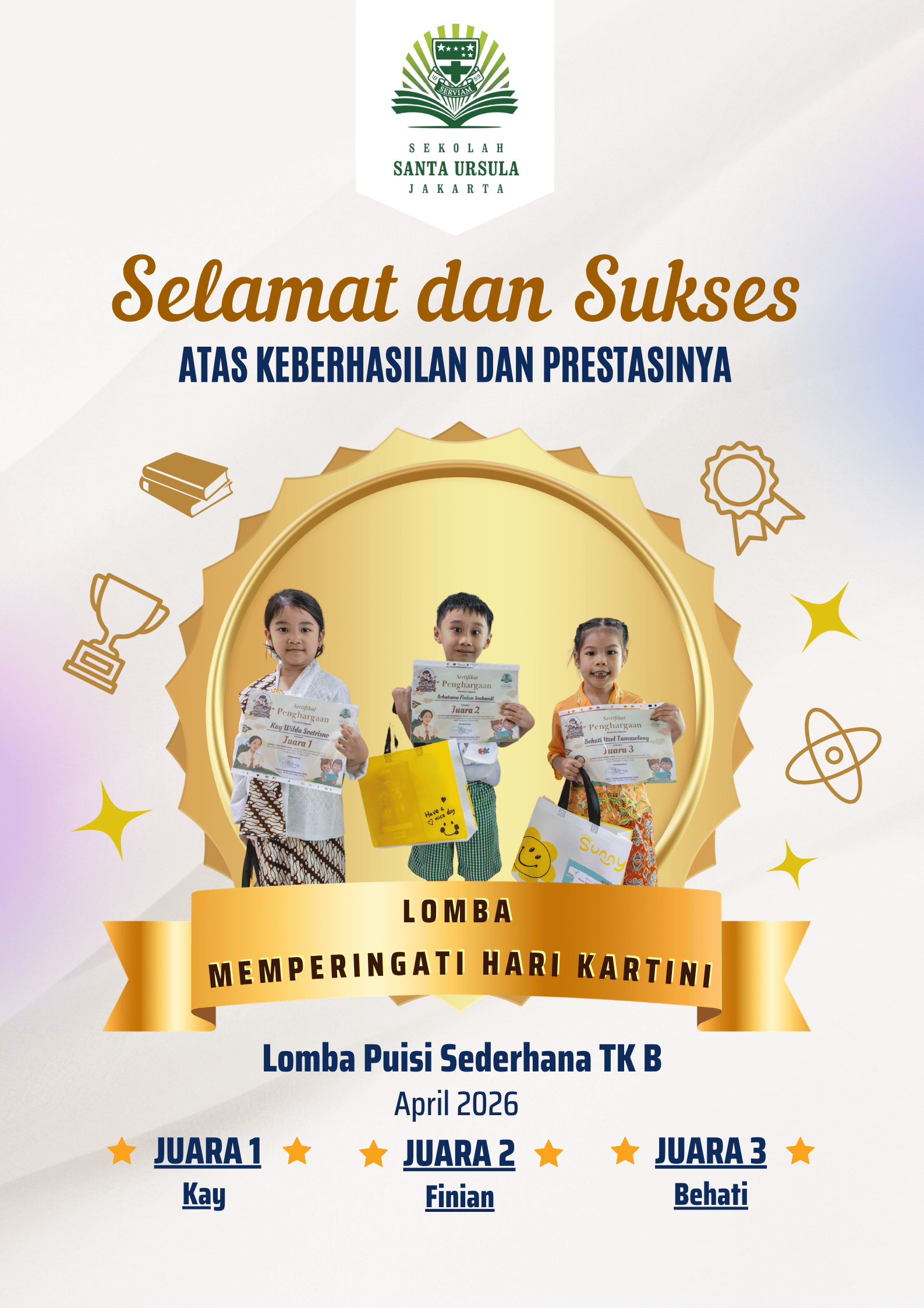 Lomba Puisi Sederhana TK B