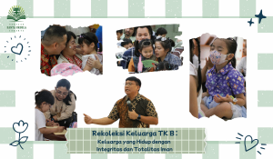 Rekoleksi Keluarga TK B : Keluarga yang Hidup dengan Integritas dan Totalitas Iman