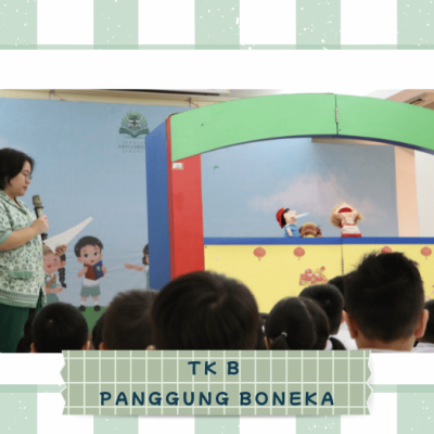 Kegiatan panggung boneka untuk TK B